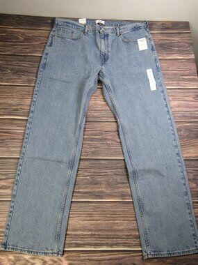 Denizen Levi's NEW NWT Mens 285 Relaxed 40x32 Light Blue Denim Jeans Straight